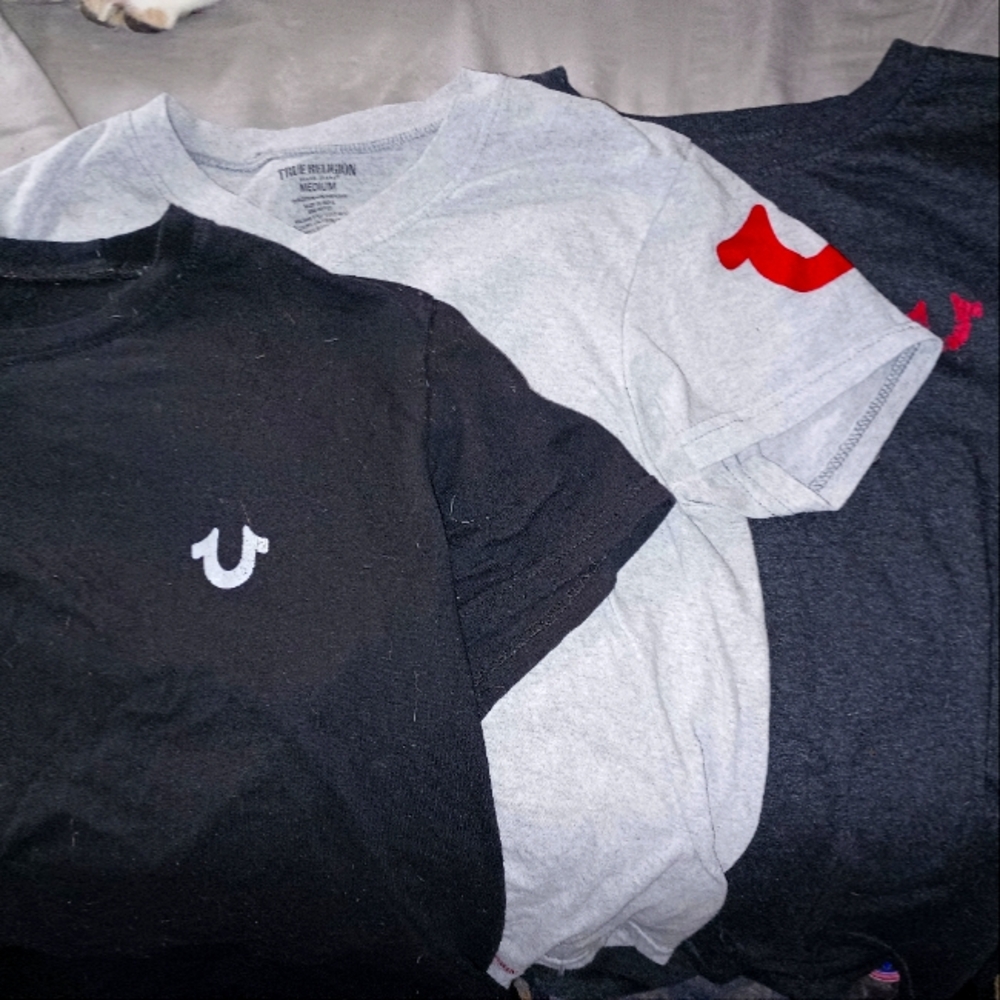 3 kids large true religion tees